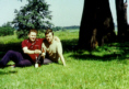 Engelbert Dudek  mit Freund Wiktor Miemczyk am See (1966)