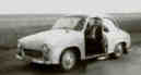 Gnter Gaida im  " Volkswagen" Syrena 103 ( 27 PS) im Jahre 1971